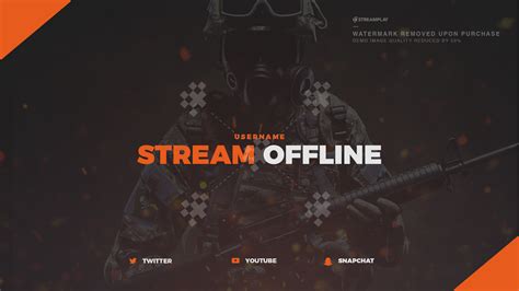 Buy Twitch Offline Banners | Twitch Stream Offline Banner Template