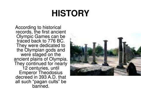 PPT - The Ancient Olympic Games 776 B.C. - 393 A.D. PowerPoint ...