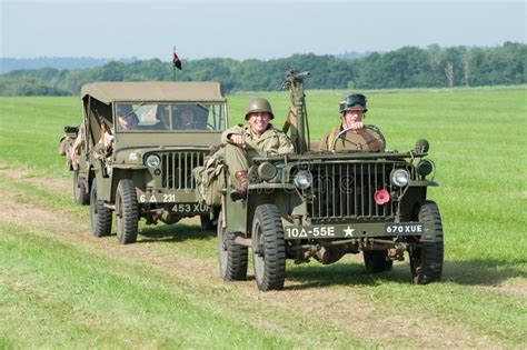 Vintage military jeeps editorial photography. Image of willys - 102928167