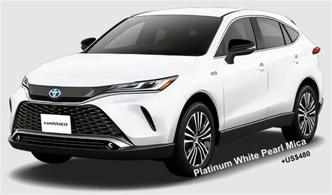 New Toyota Harrier PHEV Body colors photo, Exterior colour picture ...