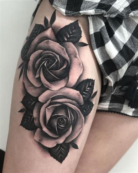 60 Most Elegant Rose Tattoo Ideas For Women | Black rose tattoos, Rose tattoo design, Rose ...