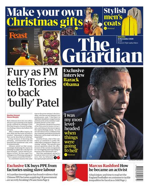 The Guardian-November 21, 2020 Newspaper - Get your Digital Subscription