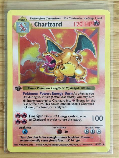 Pokemon Images: Pokemon Charizard Card 1st Edition