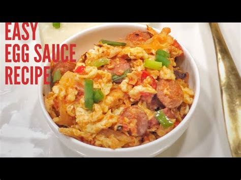 Egg Sauce Recipe: A Perfect Addition to Any Dish