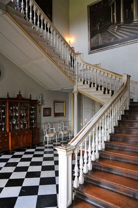 Dyrham Park | Luxury staircase, Manor interior, English manor houses