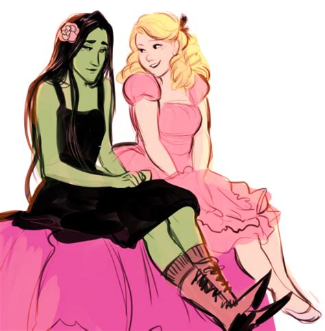 Glinda and Elphaba - Wicked Fan Art (37828029) - Fanpop