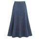 CATALOG CLASSICS Womens Long Denim Skirt Blue Jean Skirts for Women ...