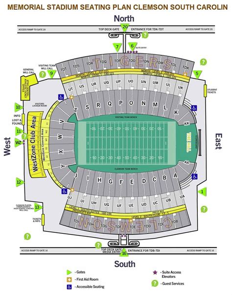 Clemson Football Parking Map 2024 Free - Alana Augusta