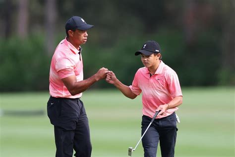 Tiger Woods Stunned by Son Charlie's Golf Skills Ahead of Father-Son ...