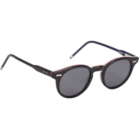 Lyst - Thom Browne Round Sunglasses in Black for Men