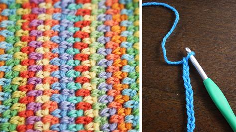 Watch How To Crochet The Moss Stitch (Video Tutorial) - Simple Crochet ...