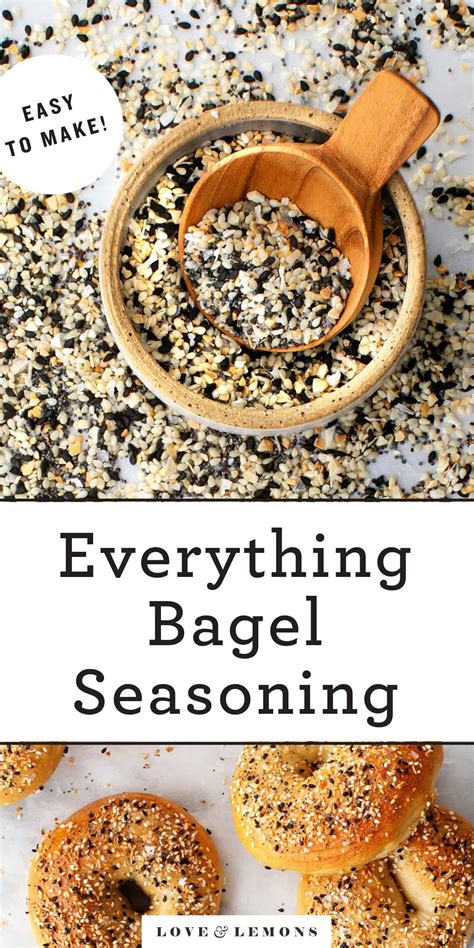 Everything Bagel Seasoning Recipe - Love and Lemons