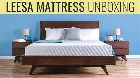 Leesa Mattress Unboxing - YouTube