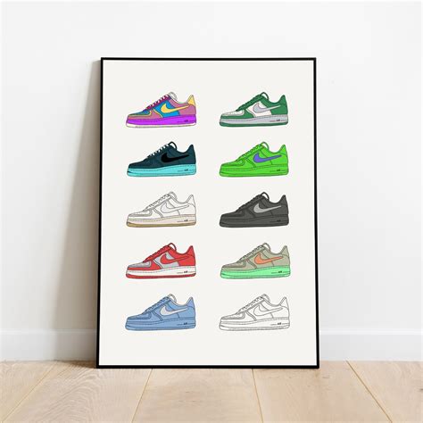 Nike Air Force 1 Limited edition poster | Etsy