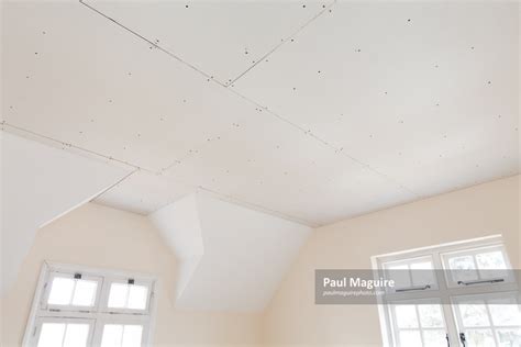 Stock photo - Plasterboard ceiling in a house interior renovation - Paul Maguire