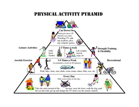 Physical Activity Pyramid - Health Advocacy: Lack of Physical Activity