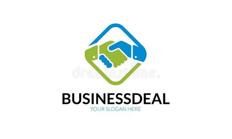 Business Deal Logo Template Stock Vector - Illustration of partners, colleague: 108975348