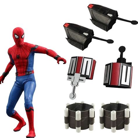 Spider Man Homecoming Web Shooter Spider Man Cosplay Costume Accessories Halloween Props ...