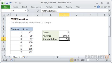 how to find standard deviation in excel - Holmberg Knome1944