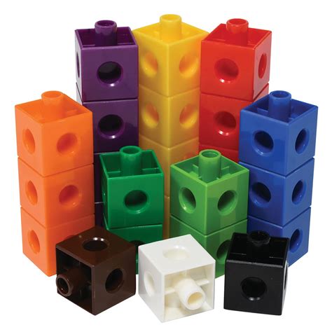 Buy edxeducationLinking Cubes - Set of 100 - Connecting and Counting Snap Blocks for ...