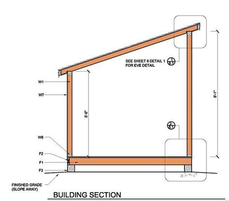 How To Build A Lean To Shed Plans - Barry Morrises Coloring Pages