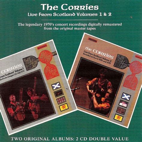 The Corries - Live From Scotland Volume One And Two (2000, CD) | Discogs