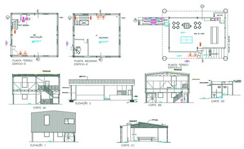 Industrial Factory Drawing In Dwg File Layout Design Furniture | Images and Photos finder