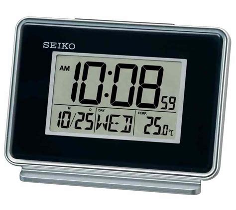 Seiko QHL068KLH Dual Alarm Digital Alarm Clock - The Clock Depot