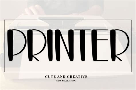 Printer Typeface Free Download - FreeFontDL