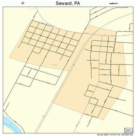 Seward Pennsylvania Street Map 4269368