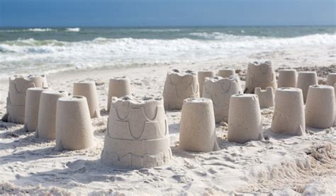 Sand Castles on the Beach - Leave Only Footprints