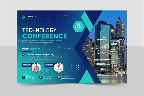 Conference Flyer Template Graphic by Pod Design · Creative Fabrica