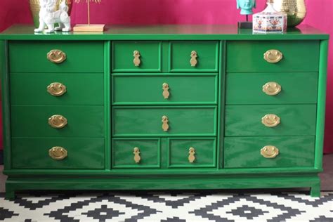 The Resplendent Crow - Furniture - Glamorized Green Painted Furniture ...