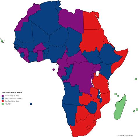 The Great War of Africa : r/imaginarymaps