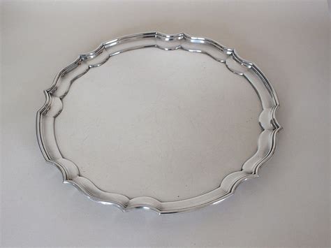 Silverplate Serving Tray, Classic Design, Bedford Plate