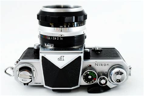 Nikon F camera was introduced in April 1959, Nikon's first SLR camera.