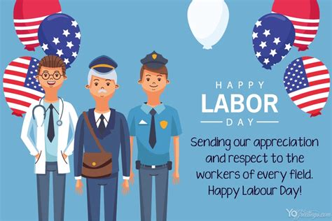 Happy Labor Day Wishes Card Online Free Download