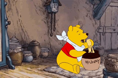 Winnie The Pooh Eating Gif