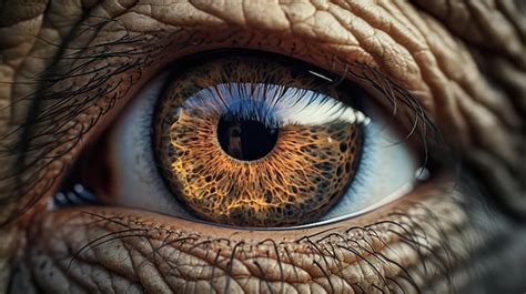 Premium Photo | Close up of an elephant eye