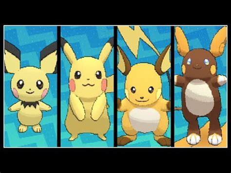 FULL PIKACHU EVOLUTION TEAM! - YouTube