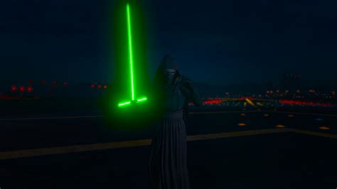 Green crossguard lightsaber | Star wars, Lightsaber, Jedi