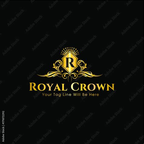 Royal logo - Royal Crown Logo Stock Vector | Adobe Stock