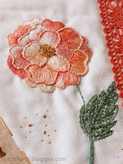 How to use variegated thread in hand embroidery - Stitch Floral