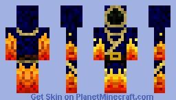 Fire Demon Minecraft Skin