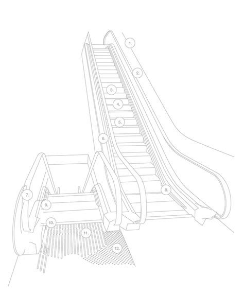 Escalator Drawing at PaintingValley.com | Explore collection of ...