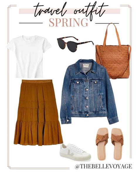 Cute Spring Travel Outfit Ideas: What to Wear on A Spring Vacation