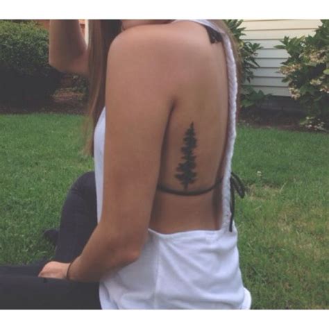 Tree Tattoo - Side piece tattoo of an Oregon fir tree from the state of ...