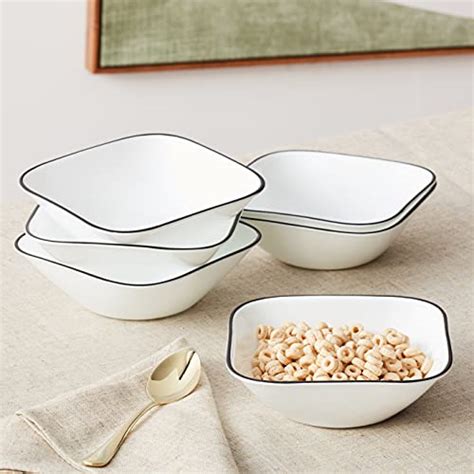 Corelle Vitrelle 6-Piece Soup/Cereal Bowl Set, Triple Layer Glass and ...