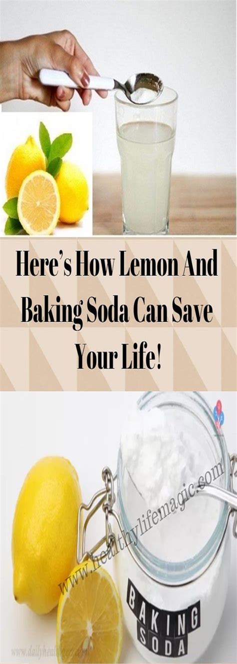 Here’s How Lemon And Baking Soda Can Save Your Life! - HEALTH CAPLET