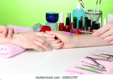 Manicure Process Beautiful Salon Stock Photo 100012787 | Shutterstock